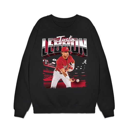 Alabama - NCAA Baseball : Justin Lebron - Collage Premium Crewneck Sweatshirt-0
