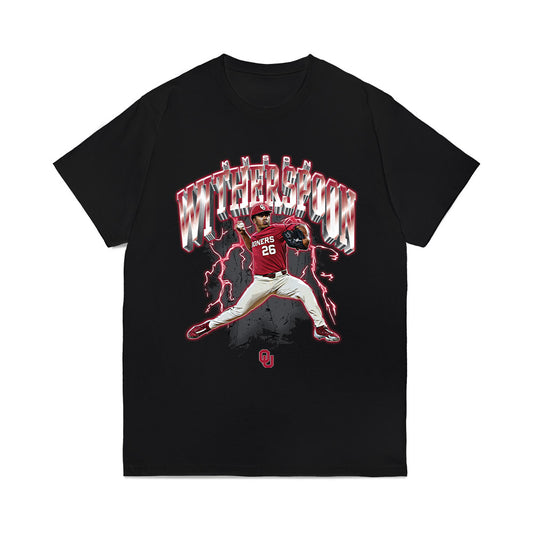 Oklahoma - NCAA Baseball : Kyson Witherspoon - Collage Comfort Colors T-Shirt-0