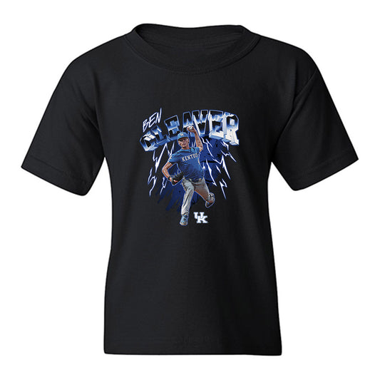 Kentucky - NCAA Baseball : Ben Cleaver - Collage Youth T-Shirt-0
