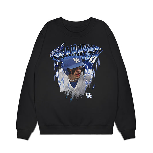 Kentucky - NCAA Baseball : Jayce Tharnish - Collage Premium Crewneck Sweatshirt-0