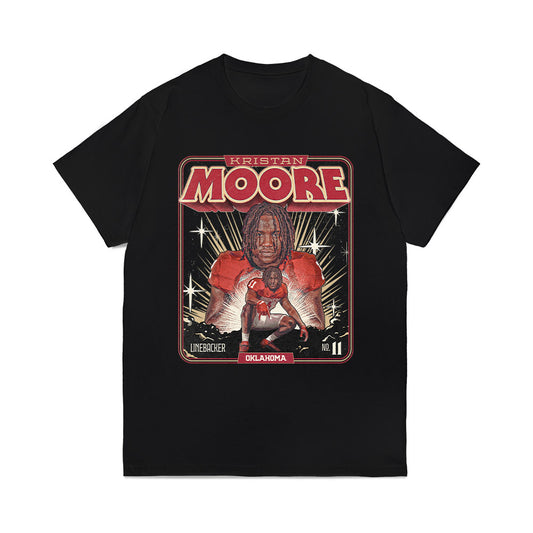 Oklahoma - NCAA Football : Kristan Moore - Collage Comfort Colors T-Shirt-0