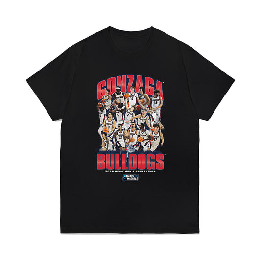 Gonzaga - NCAA Men's Basketball : NCAA® March Madness® 2026 Team Collage Comfort Colors T-Shirt-0