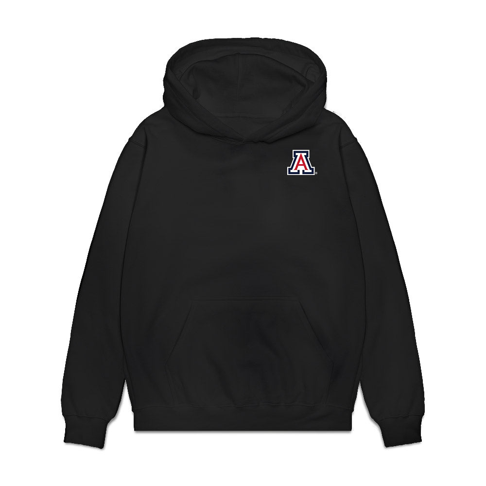 Arizona - NCAA Men's Basketball : NCAA® March Madness® 2026 Team Collage Premium Hooded Sweatshirt-0