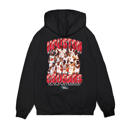 Houston - NCAA Men's Basketball : NCAA® March Madness® 2026 Team Collage Premium Hooded Sweatshirt-1