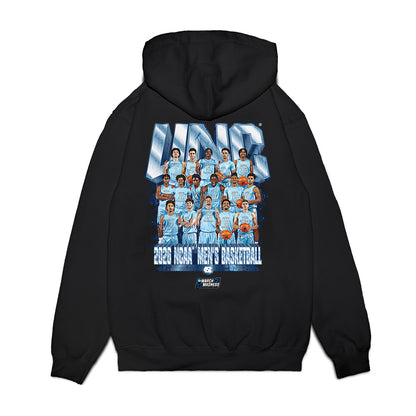 UNC - NCAA Men's Basketball : NCAA® March Madness® 2026 Team Collage Premium Hooded Sweatshirt-1
