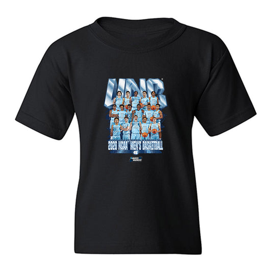 UNC - NCAA Men's Basketball : NCAA® March Madness® 2026 Team Collage Youth T-Shirt-0