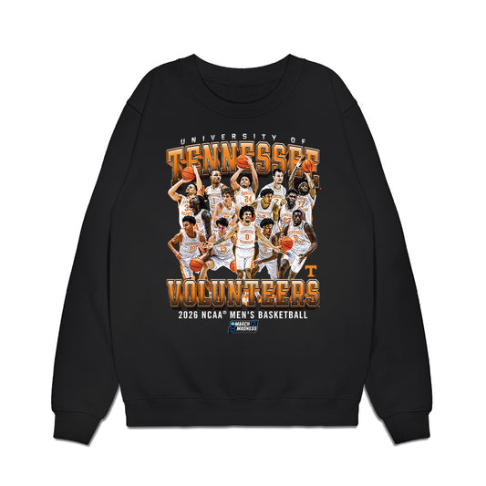 Tennessee - NCAA Men's Basketball : NCAA® March Madness® 2026 Team Collage Premium Crewneck Sweatshirt-0