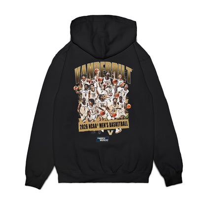 Vanderbilt - NCAA Men's Basketball : NCAA® March Madness® 2026 Team Collage Premium Hooded Sweatshirt-1