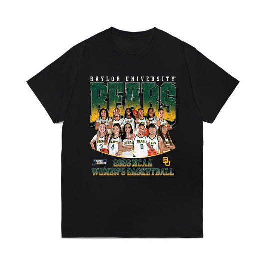 Baylor - NCAA Women's Basketball : NCAA® March Madness® 2026 Team Collage Comfort Colors T-Shirt-0