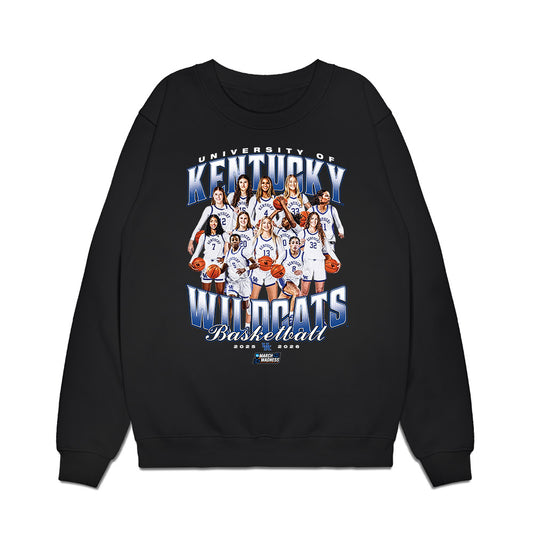 Kentucky - NCAA Women's Basketball : NCAA® March Madness® 2026 Team Collage Premium Crewneck Sweatshirt-0