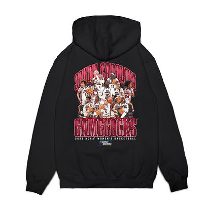 South Carolina - NCAA Women's Basketball : - NCAA® March Madness® 2026 Team Collage Premium Hooded Sweatshirt-1