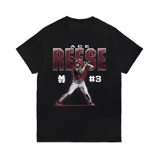 Mississippi State - NCAA Baseball : Ace Reese - Collage Comfort Colors T-Shirt-0