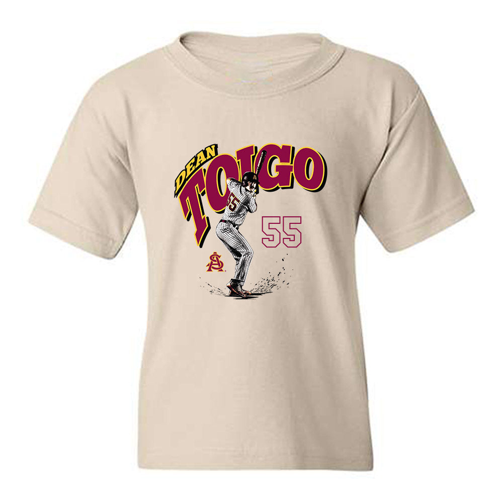 Arizona State - NCAA Baseball : Dean Toigo - Collage Youth T-Shirt-0