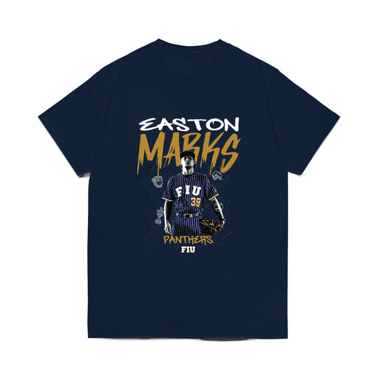 FIU - NCAA Baseball : Easton Marks - Collage Comfort Colors T-Shirt-0