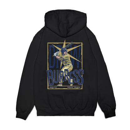 Georgia Tech - NCAA Baseball : Drew Burress - Collage Premium Hooded Sweatshirt-1