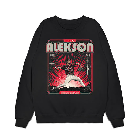 Fairfield - NCAA Baseball : Ben Alekson - Collage Premium Crewneck Sweatshirt-0
