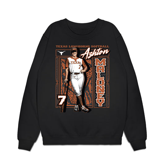 Texas - NCAA Softball : Ashton Maloney - Collage Premium Crewneck Sweatshirt-0