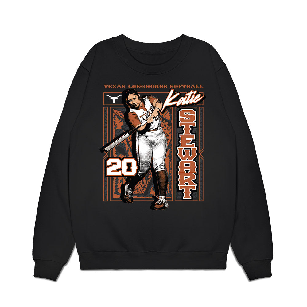 Texas - NCAA Softball : Katie Stewart - Collage Premium Crewneck Sweatshirt-0