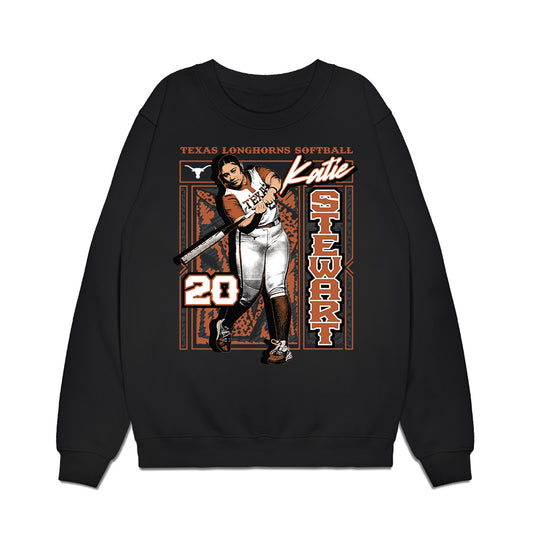 Texas - NCAA Softball : Katie Stewart - Collage Premium Crewneck Sweatshirt-0