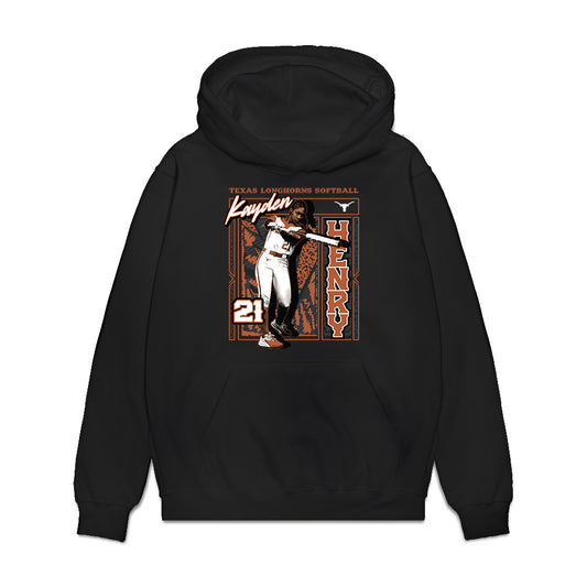 Texas - NCAA Softball : Kayden Henry - Collage Premium Hooded Sweatshirt-0