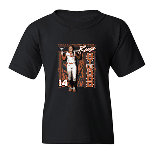 Texas - NCAA Softball : Reese Atwood - Collage Youth T-Shirt-0