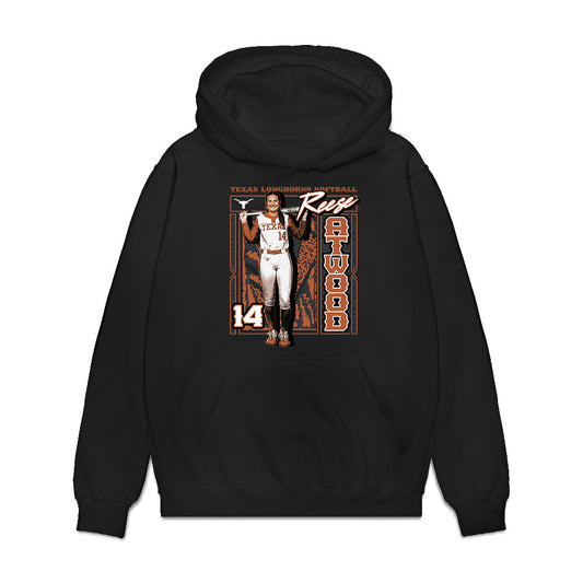 Texas - NCAA Softball : Reese Atwood - Collage Premium Hooded Sweatshirt-0