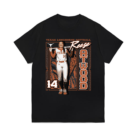 Texas - NCAA Softball : Reese Atwood - Collage Comfort Colors T-Shirt-0