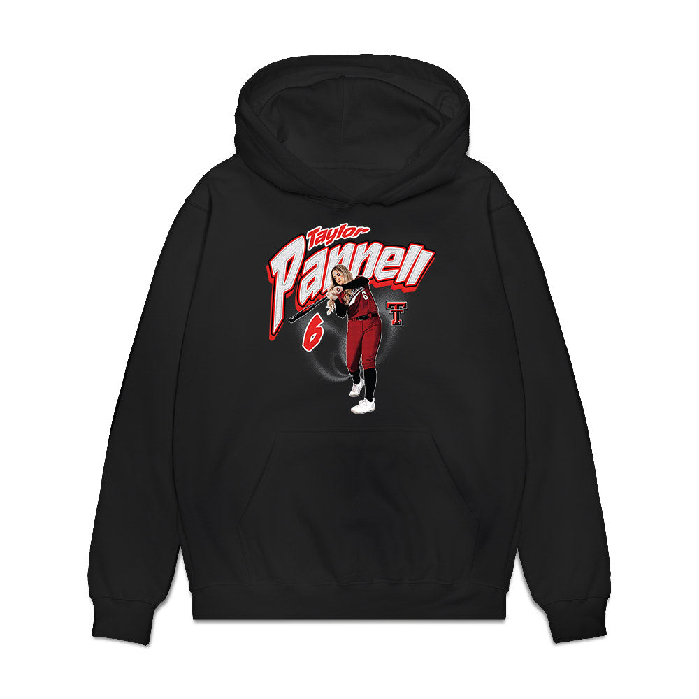 Texas Tech - NCAA Softball : Taylor Pannell - Collage Premium Hooded Sweatshirt-0