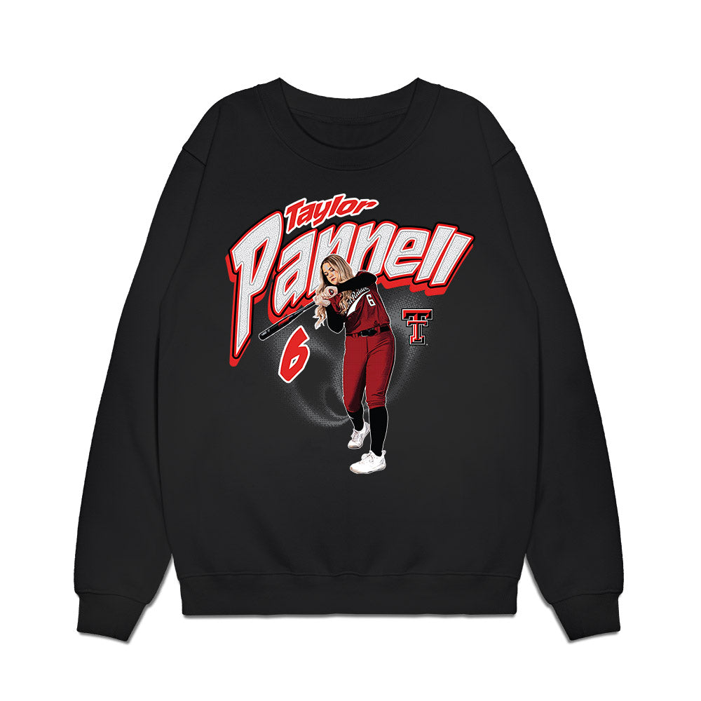 Texas Tech - NCAA Softball : Taylor Pannell - Collage Premium Crewneck Sweatshirt-0