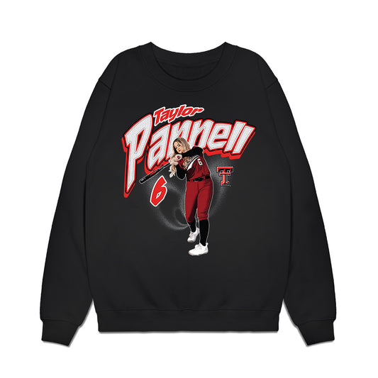 Texas Tech - NCAA Softball : Taylor Pannell - Collage Premium Crewneck Sweatshirt-0