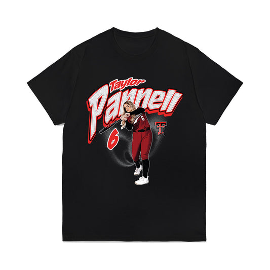 Texas Tech - NCAA Softball : Taylor Pannell - Collage Comfort Colors T-Shirt-0