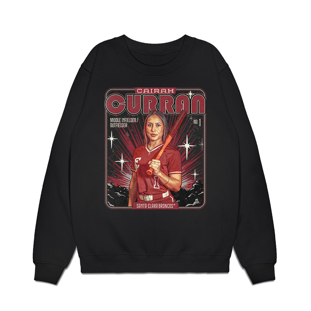 SCU - NCAA Softball : Cairah Curran - Collage Premium Crewneck Sweatshirt-0