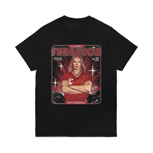 SCU - NCAA Softball : Cari Ferguson - Collage Comfort Colors T-Shirt-0