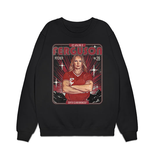 SCU - NCAA Softball : Cari Ferguson - Collage Premium Crewneck Sweatshirt-0