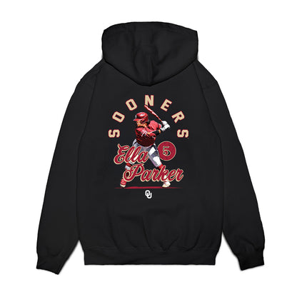 Oklahoma - NCAA Softball : Ella Parker - Collage Premium Hooded Sweatshirt-1