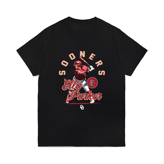 Oklahoma - NCAA Softball : Ella Parker - Collage Comfort Colors T-Shirt-0