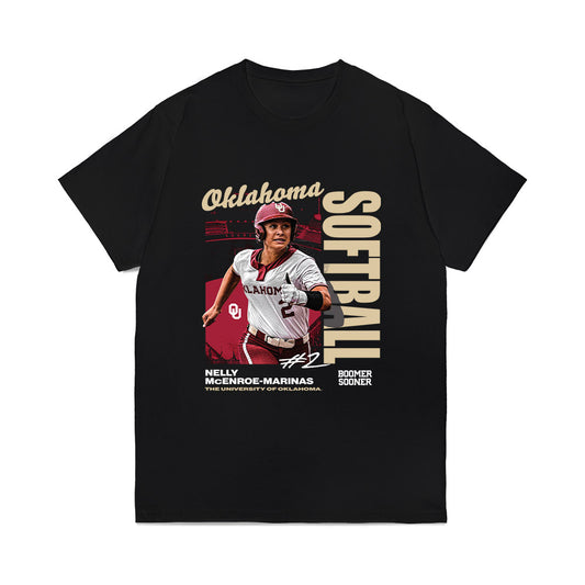 Oklahoma - NCAA Softball : Nelly McEnroe-Marinas - Collage Comfort Colors T-Shirt-0