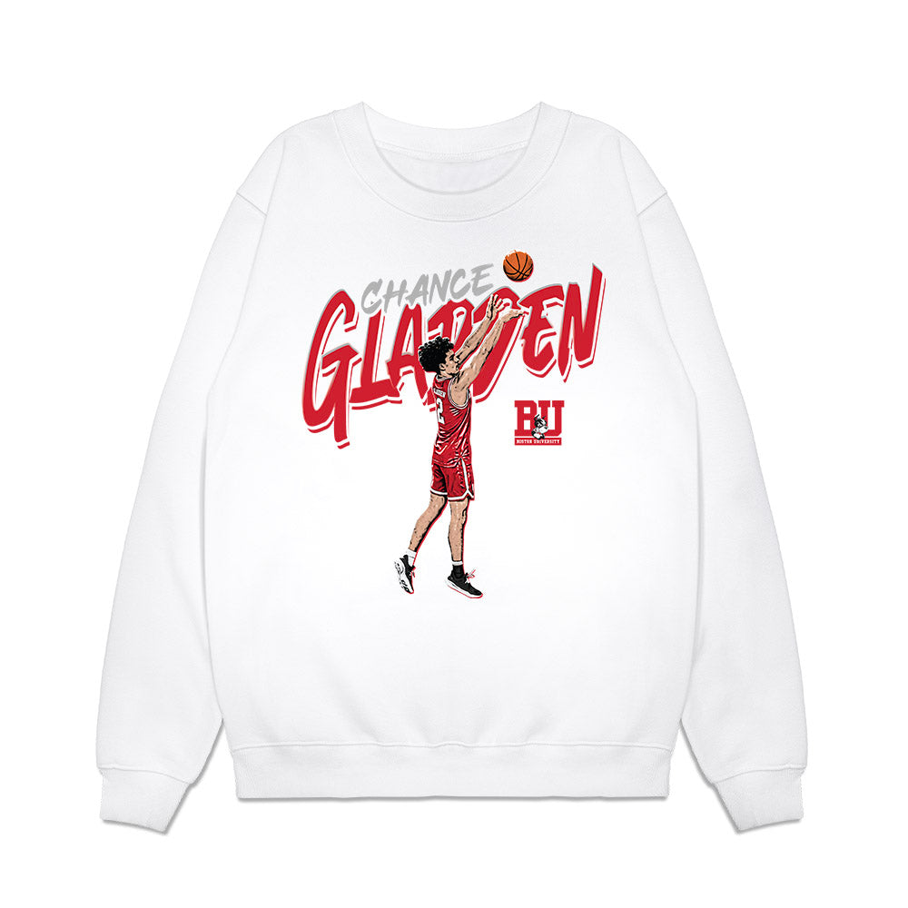 BU - NCAA Men's Basketball : Chance Gladden - Collage Premium Crewneck Sweatshirt-0
