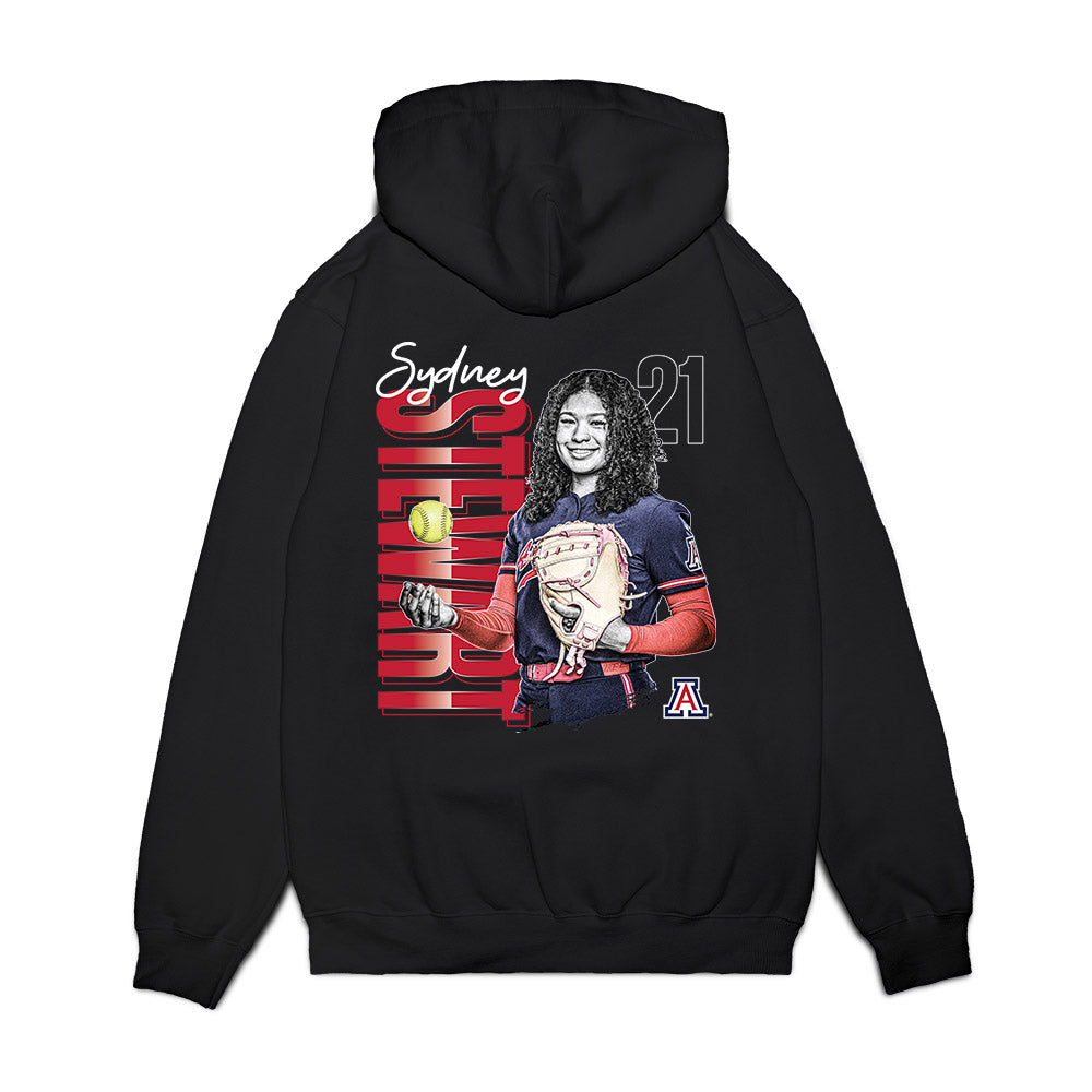 Arizona - NCAA Softball : Sydney Stewart - Collage Premium Hooded Sweatshirt-1