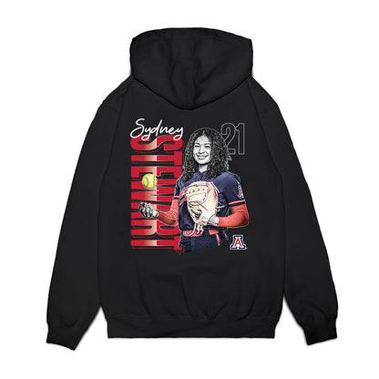 Arizona - NCAA Softball : Sydney Stewart - Collage Premium Hooded Sweatshirt-1