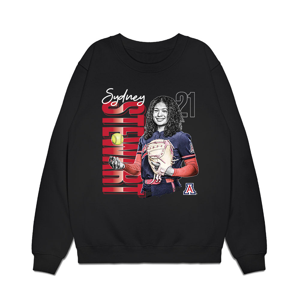 Arizona - NCAA Softball : Sydney Stewart - Collage Premium Crewneck Sweatshirt-0