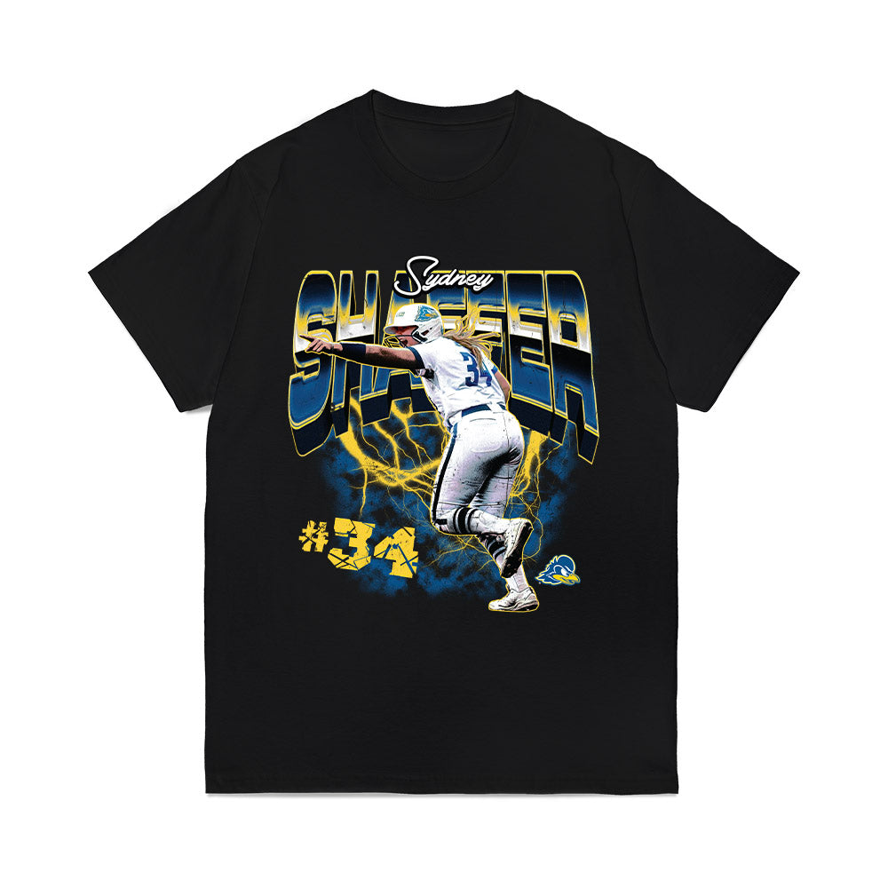 Delaware - NCAA Softball : Sydney Shaffer - Collage Comfort Colors T-Shirt-0