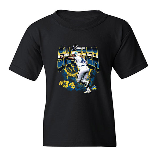 Delaware - NCAA Softball : Sydney Shaffer - Collage Youth T-Shirt-0