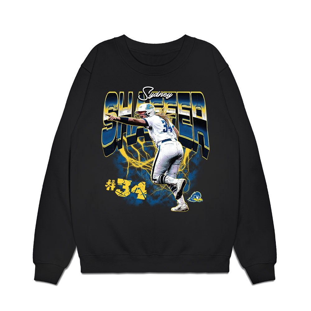 Delaware - NCAA Softball : Sydney Shaffer - Collage Premium Crewneck Sweatshirt-0
