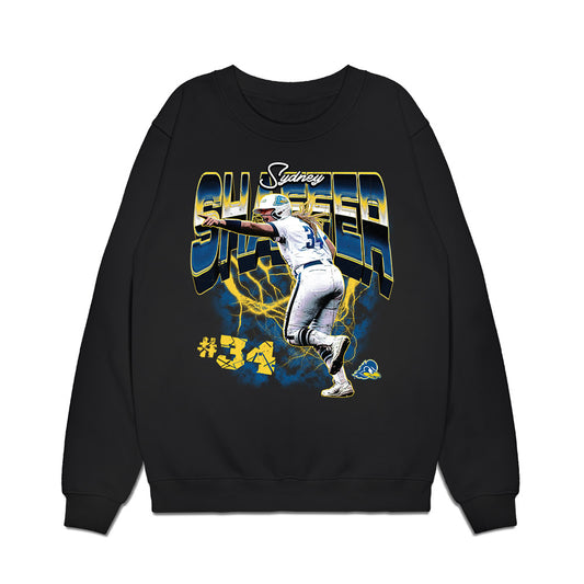 Delaware - NCAA Softball : Sydney Shaffer - Collage Premium Crewneck Sweatshirt-0