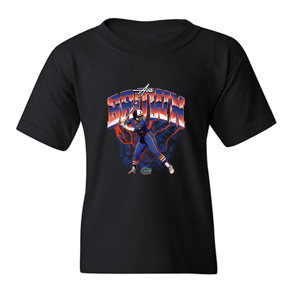 Florida - NCAA Softball : Ava Brown - Collage Youth T-Shirt-0