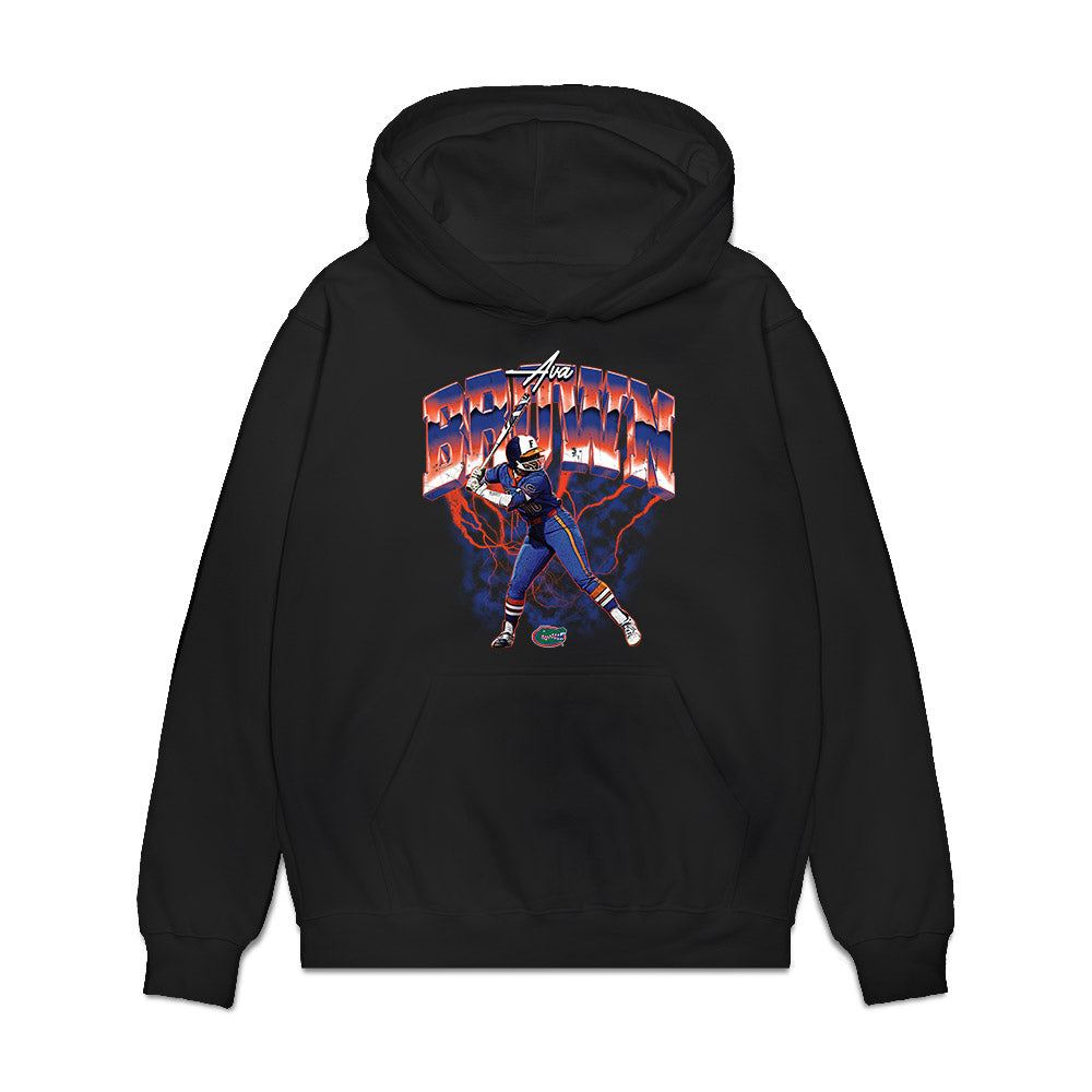 Florida - NCAA Softball : Ava Brown - Collage Premium Hooded Sweatshirt-0