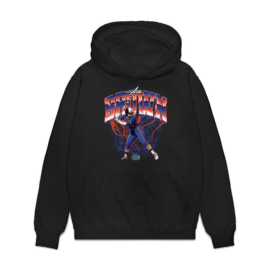 Florida - NCAA Softball : Ava Brown - Collage Premium Hooded Sweatshirt-0
