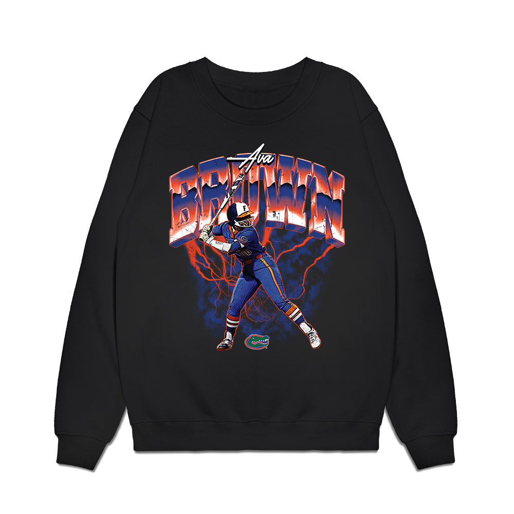 Florida - NCAA Softball : Ava Brown - Collage Premium Crewneck Sweatshirt-0