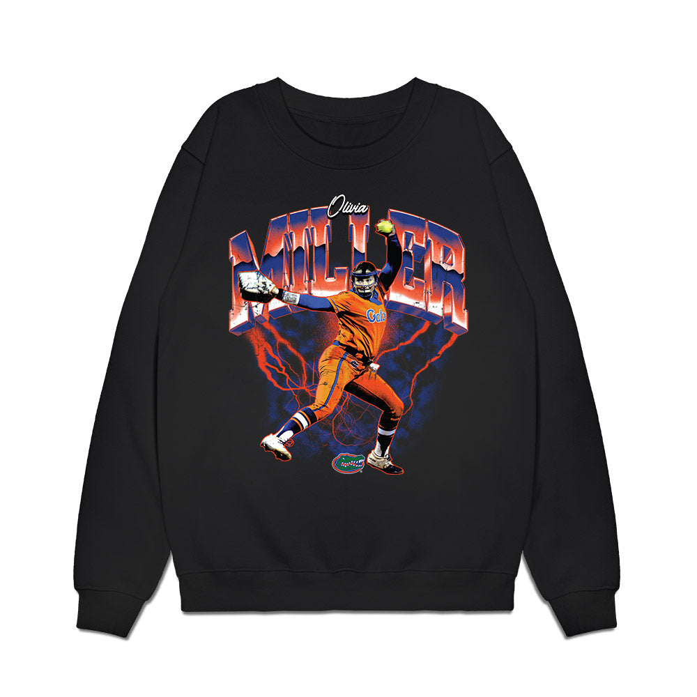 Florida - NCAA Softball : Olivia Miller - Collage Premium Crewneck Sweatshirt-0